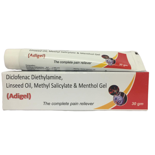 Diclofenac Diethylamine Linseed Oil Methyl Salicylate & Menthol Gel