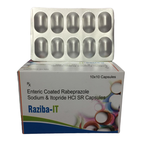 Enteric Coated Rabeprazole Sodium and Itopride Hydrochloride SR Capsules