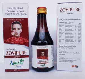 Anantmool, Chirata, Kutki, Khadir, Bakuchi, Gulab, Daru Haldi, Baheda, Amla, Harad, Neem, Giloy & Manjistha Syrup