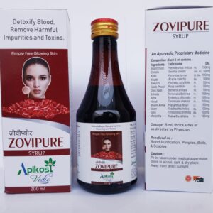 Anantmool, Chirata, Kutki, Khadir, Bakuchi, Gulab, Daru Haldi, Baheda, Amla, Harad, Neem, Giloy & Manjistha Syrup